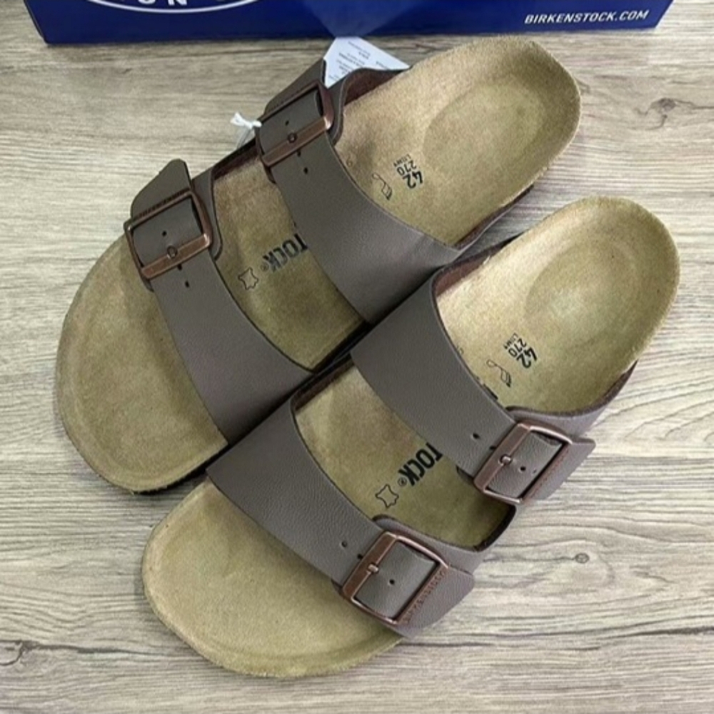 Birkenstock Men's Tan Double Strap Sandals
